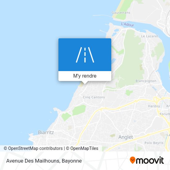 Avenue Des Mailhouns plan