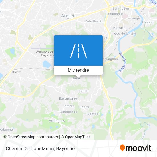 Chemin De Constantin plan