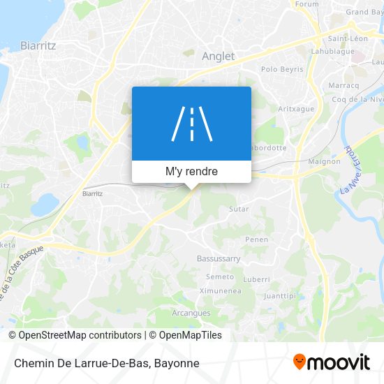 Chemin De Larrue-De-Bas plan