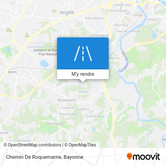 Chemin De Roquemarne plan