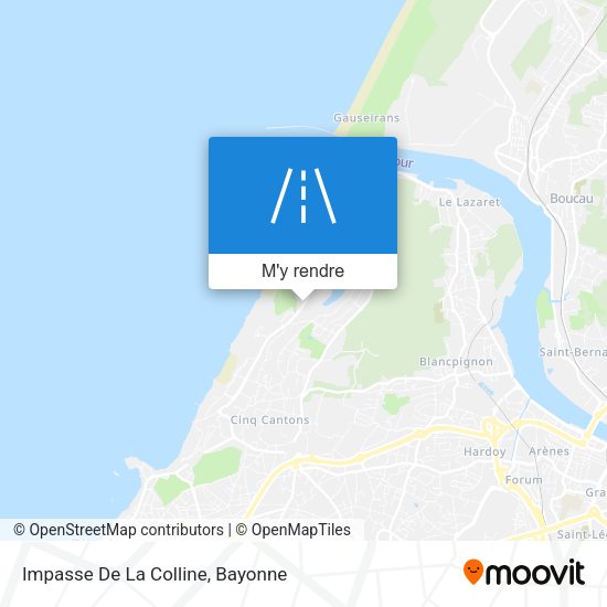Impasse De La Colline plan