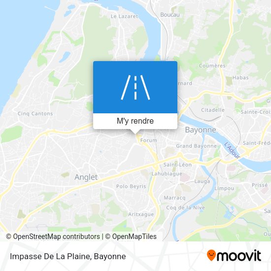 Impasse De La Plaine plan