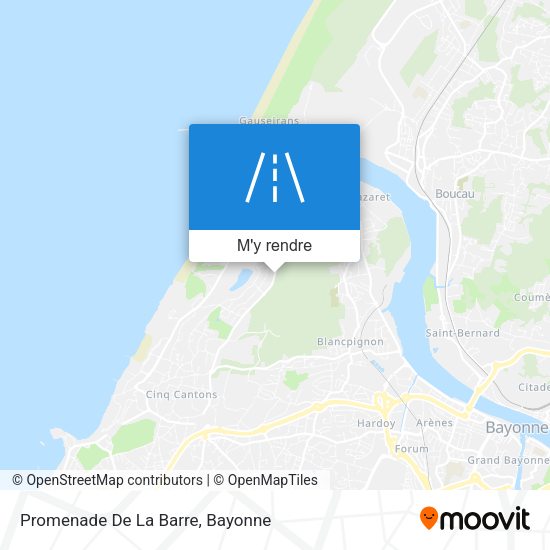 Promenade De La Barre plan