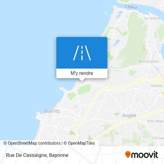 Rue De Cassaigne plan