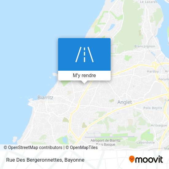 Rue Des Bergeronnettes plan