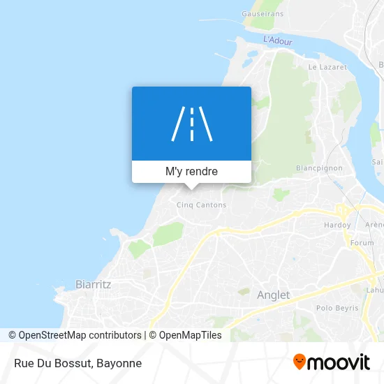 Rue Du Bossut plan