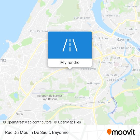 Rue Du Moulin De Sault plan