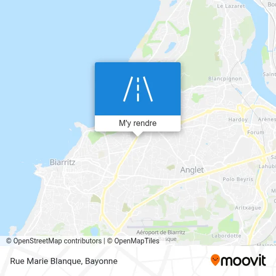 Rue Marie Blanque plan