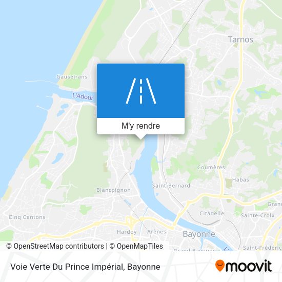 Voie Verte Du Prince Impérial plan