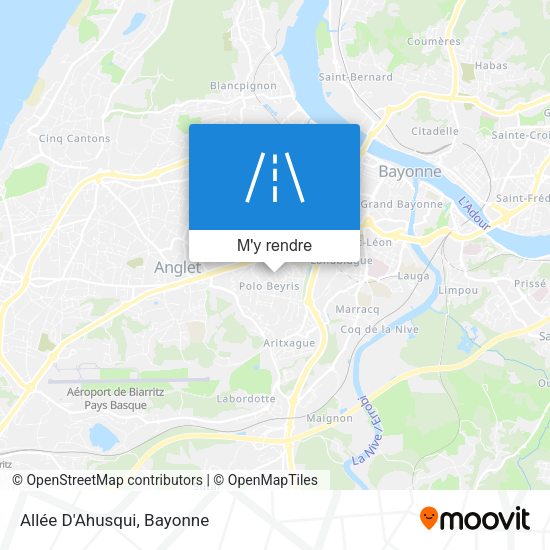 Allée D'Ahusqui plan