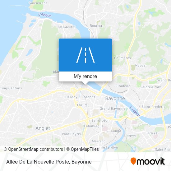 Allée De La Nouvelle Poste plan