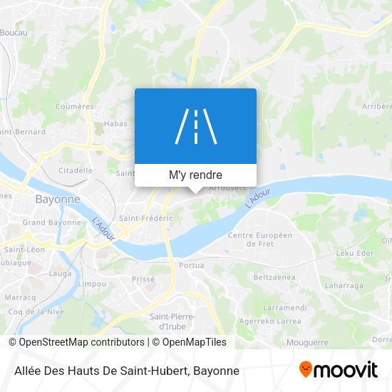 Allée Des Hauts De Saint-Hubert plan