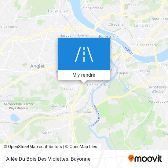 Allée Du Bois Des Violettes plan