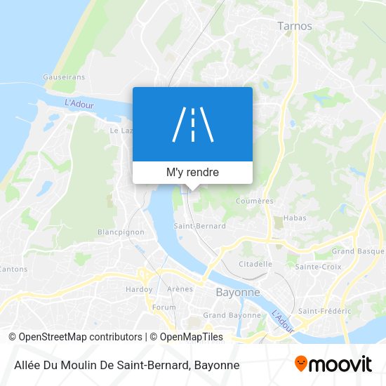 Allée Du Moulin De Saint-Bernard plan