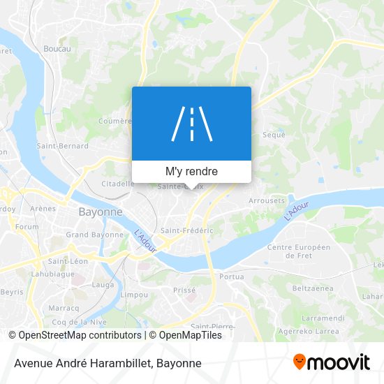 Avenue André Harambillet plan