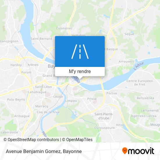Avenue Benjamin Gomez plan