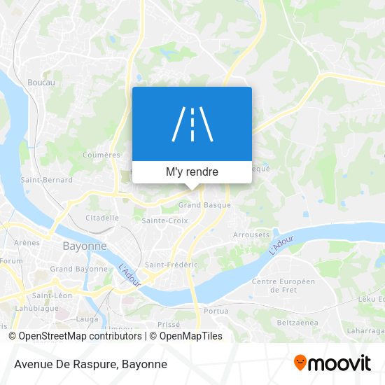 Avenue De Raspure plan