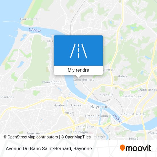 Avenue Du Banc Saint-Bernard plan