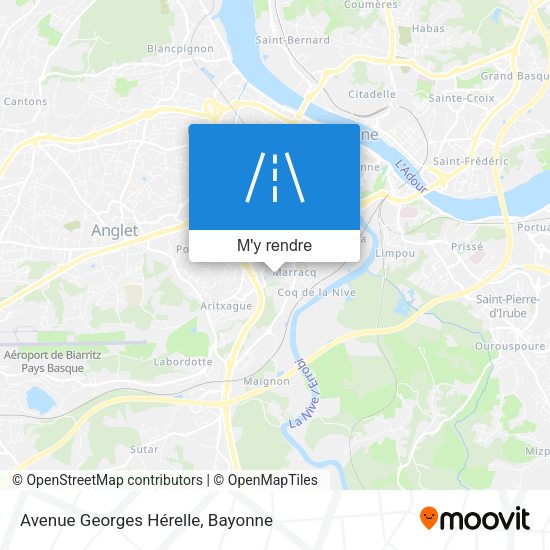 Avenue Georges Hérelle plan