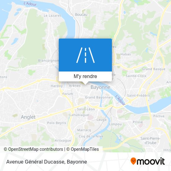 Avenue Général Ducasse plan