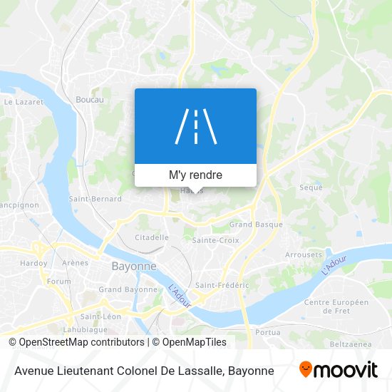 Avenue Lieutenant Colonel De Lassalle plan