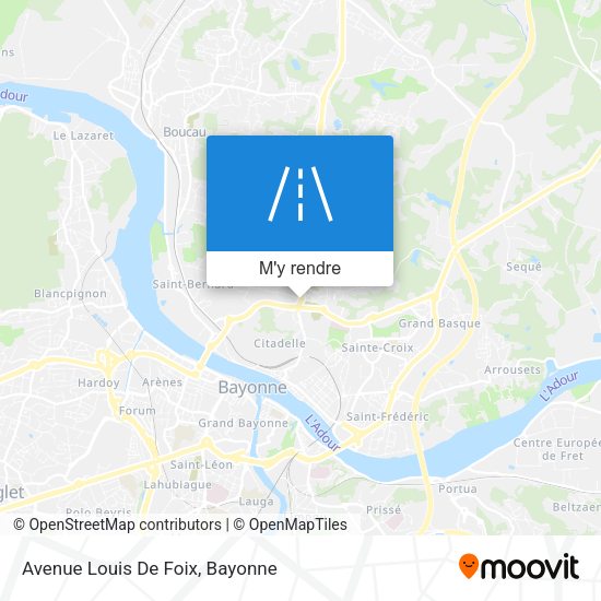 Avenue Louis De Foix plan