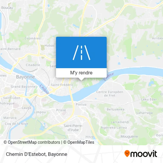 Chemin D'Estebot plan