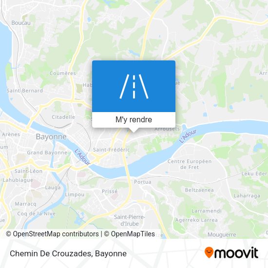 Chemin De Crouzades plan