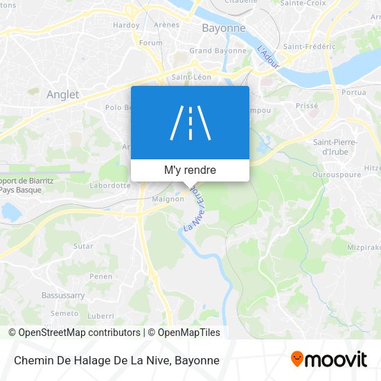 Chemin De Halage De La Nive plan