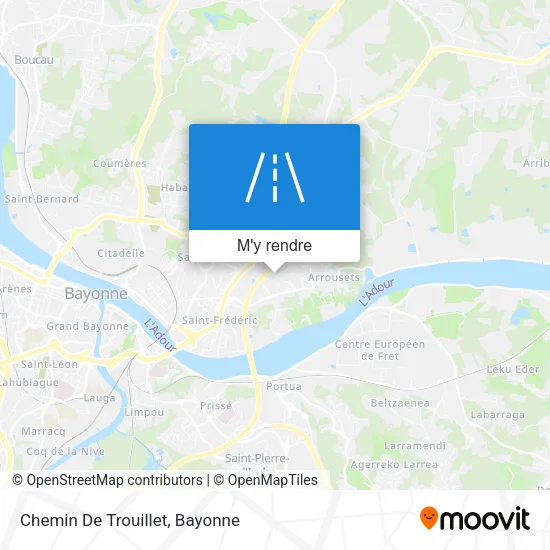 Chemin De Trouillet plan