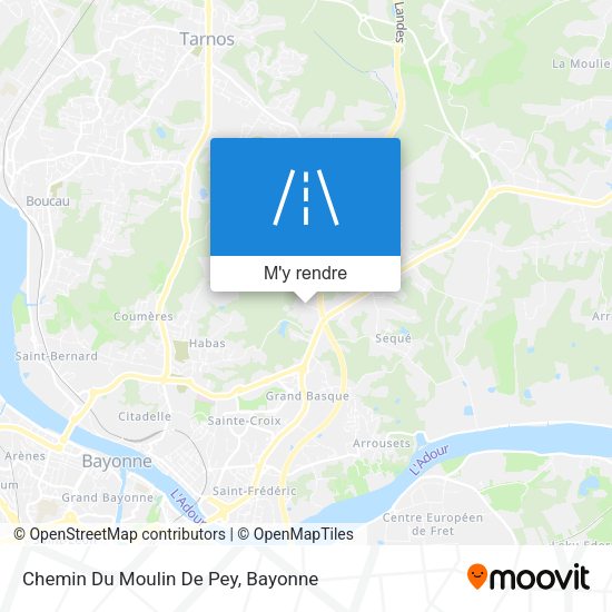 Chemin Du Moulin De Pey plan
