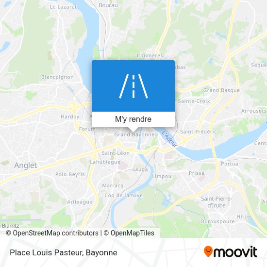 Place Louis Pasteur plan