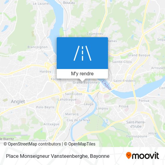 Place Monseigneur Vansteenberghe plan