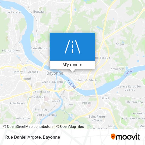 Rue Daniel Argote plan