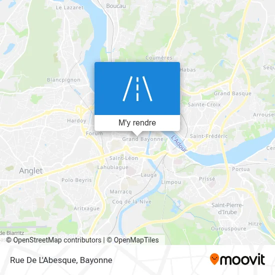 Rue De L'Abesque plan