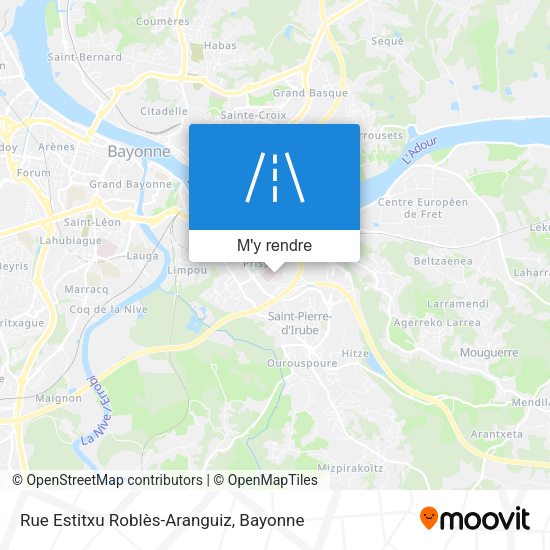 Rue Estitxu Roblès-Aranguiz plan