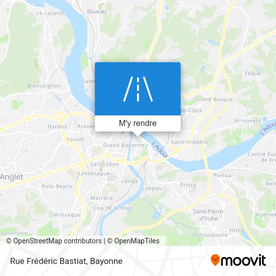 Rue Frédéric Bastiat plan