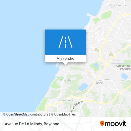 Avenue De La Milady plan