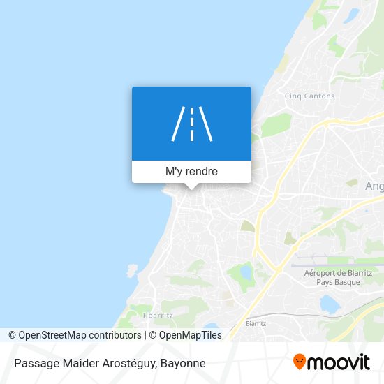 Passage Maider Arostéguy plan
