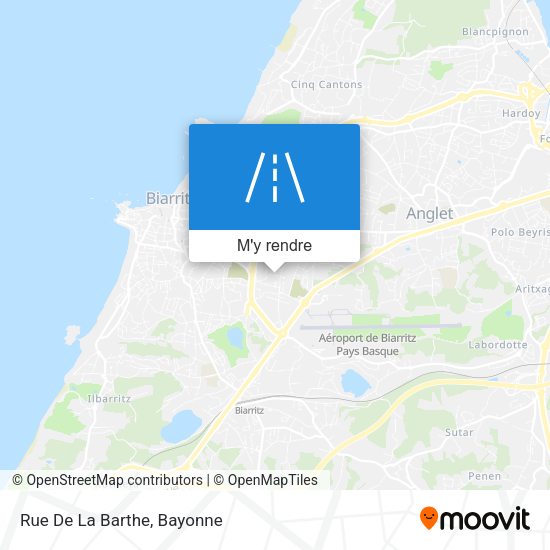 Rue De La Barthe plan
