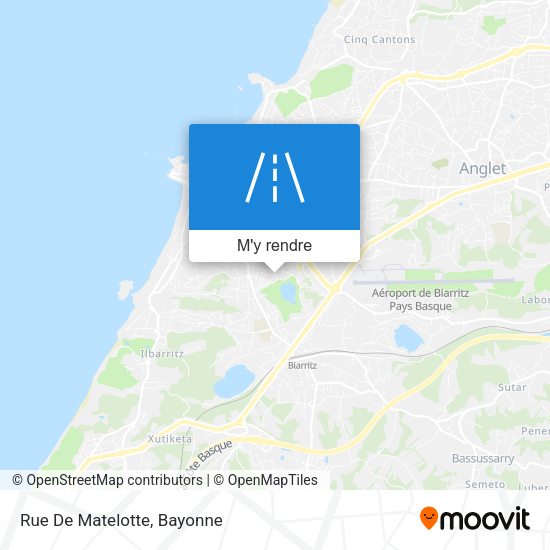 Rue De Matelotte plan
