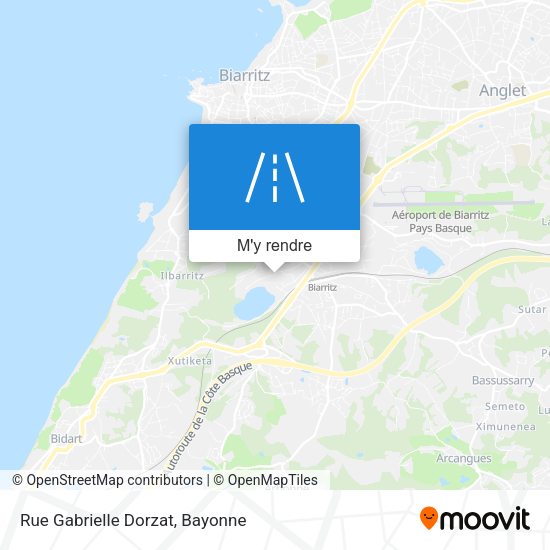 Rue Gabrielle Dorzat plan
