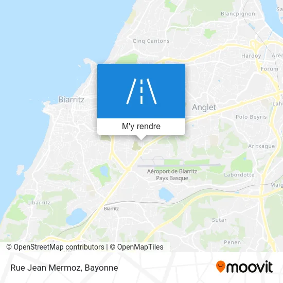 Rue Jean Mermoz plan