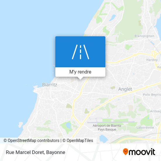 Rue Marcel Doret plan