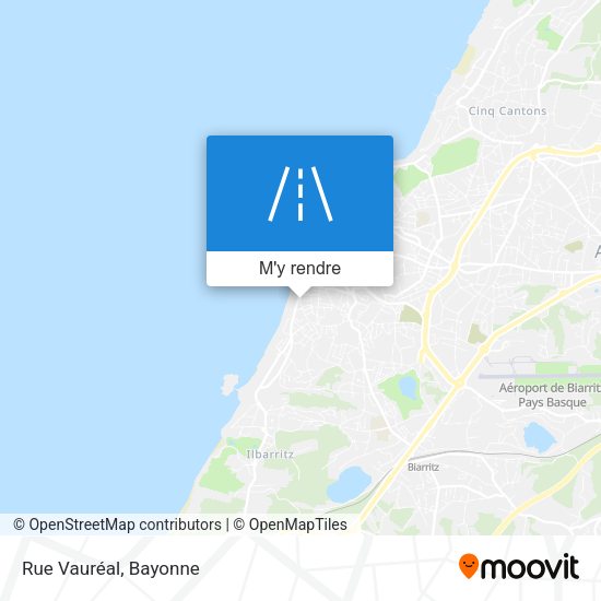 Rue Vauréal plan
