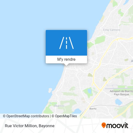 Rue Victor Million plan