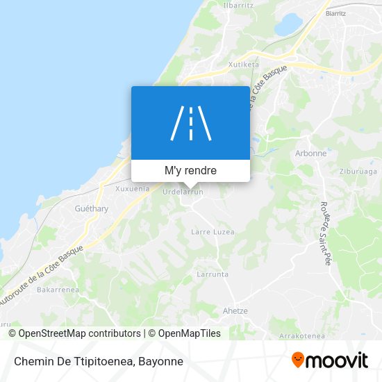 Chemin De Ttipitoenea plan