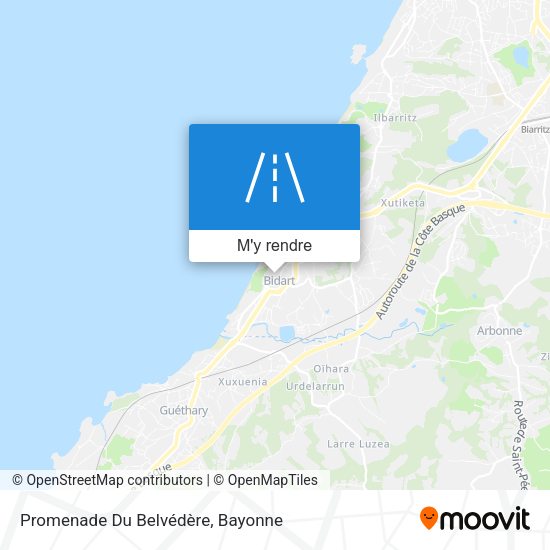 Promenade Du Belvédère plan