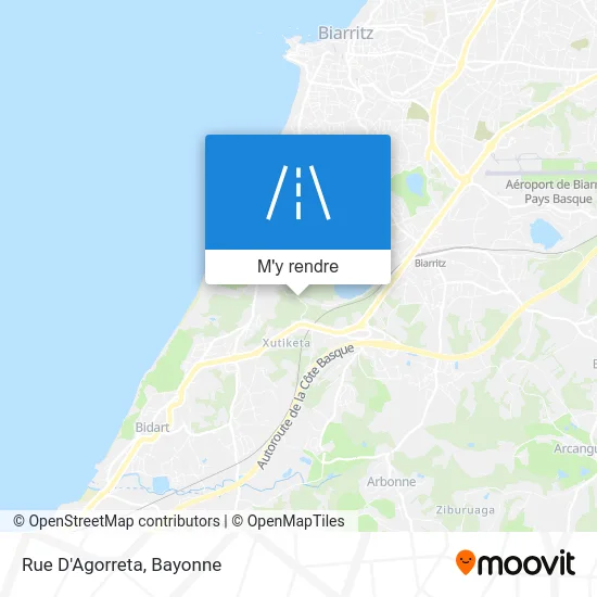 Rue D'Agorreta plan