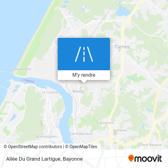 Allée Du Grand Lartigue plan